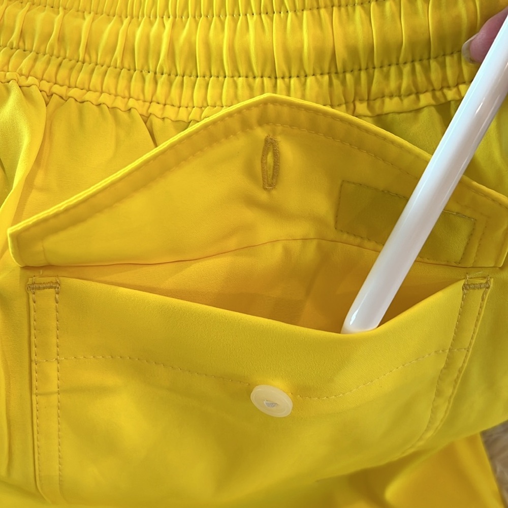 Polo Ralph Lauren Men’s Yellow Swim Shorts Size M - Picture 9 of 15